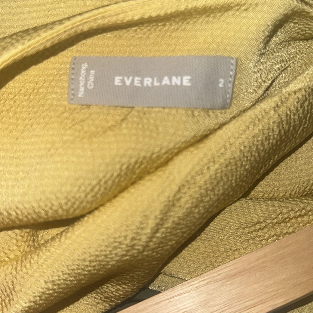 Everlane Raffia Hammered Satin Slip Skirt Size 2 - Picture 4 of 4